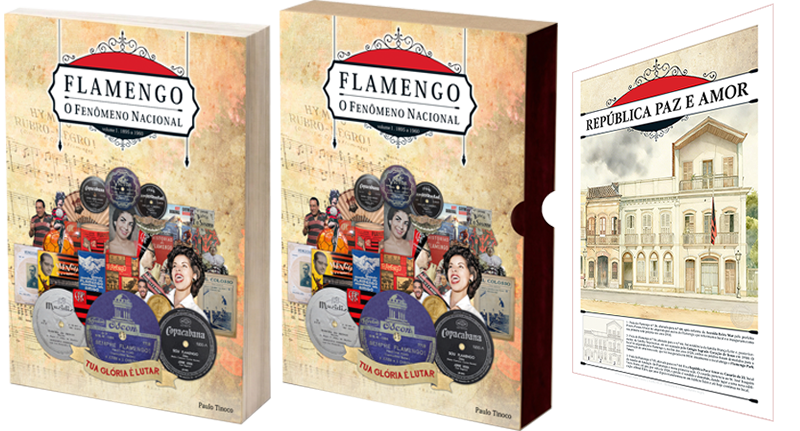 Livro Flamengo O Fenômeno Nacional com brindes
